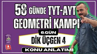 Dik Üçgen Konu Anlatımı 4  58 Günde TYT AYT Geometri Kampı [upl. by Nraa890]