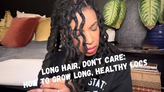 4 TIPS FOR GROWING STRONG HEALTHY LOCS [upl. by Senaj]