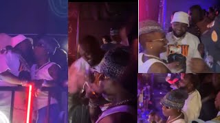 WIZKID AND DAVIDO LINK UP HUG amp PARTY TOGETHER AT EVEN IN THE DAY EVENT [upl. by Bobbe]