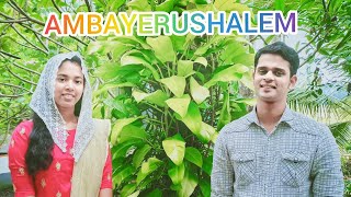 AmbayerusalemDuet  Joshua Ruth  KVSimon Sir  അംബയെരുശലേം അമ്പരിൻ കാഴ്ചയിൻ [upl. by Sholley983]