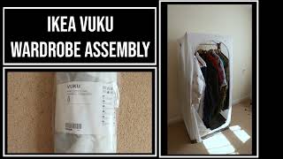 Ikea Vuku Wardrobe Assembly [upl. by Eednus]