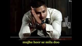 Bring Me Back  Ft Yo Yo Honey Singh  HD Lyrics Video [upl. by Ynomrah]