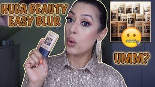 REVIEW NEW Huda Beauty EASY BLUR Foundation [upl. by Anirol]