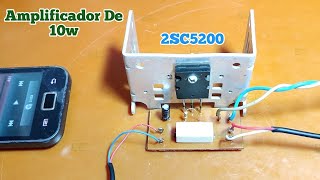 Amplificador De Audio Con 2SC5200 [upl. by Saravat726]