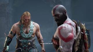 God of War 4  Sons of THOR Magni amp Modi Boss Fight God of War 2018 PS4 Pro [upl. by Lledualc]