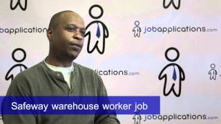 Safeway Interview  Warehouse Worker [upl. by Enylorac]