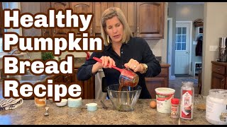 Healthy Pumpkin Bread Recipe One Bowl Recipe [upl. by Allekram654]