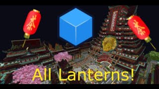 🏮 ALL 20 LANTERNS LOCATIONS  CUBECRAFT JAVA 2022  LUNAR NEW YEAR 🏮 [upl. by Adniled707]