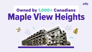 Owned by 1000 Canadians Meet Maple View Heights Apartments  Crowdfunded Real Estate [upl. by Dorran]