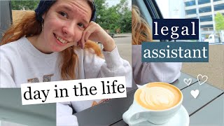 day in the life of a legal assistant [upl. by Seessel59]