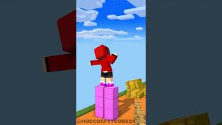 CARGO SKATES RUN With Jj sister amp Jj funnyshorts fypシ minecraftshorts [upl. by Zel]