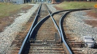 Amtrak Train Passes Track Switches CSX Train Passes [upl. by Beeson]