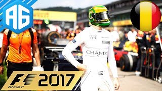 F1 2017 12 GP DA BÉLGICA  FIZEMOS HISTÓRIA NA BÉLGICA E PAGAMOS POR ISSO PortuguêsBR CARREIRA [upl. by Anaihsat]