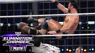 Men’s Elimination Chamber Match WWE Elimination Chamber 2024 highlights [upl. by Hasila390]