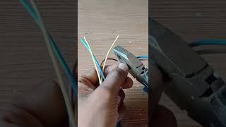 3 core wire joint kaise kiya jata hai 3 core cable Kaise join maarte Hain 3 core cable joint short [upl. by Dalpe]