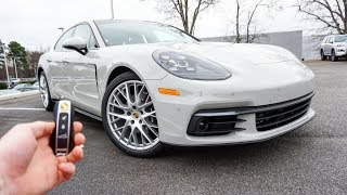 2018 Porsche Panamera 4 Start Up Exhaust Test Drive and Review [upl. by Wehhtam]