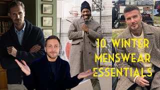 10 Winter Menswear Essentials You Need To Elevate Your Style [upl. by Elletnuahs]