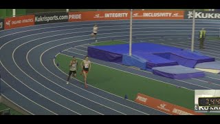 OSSAMA MESLEK Vs JAKE WIGHTMAN 3000M BMC INDOOR SHEFFIELD 2022 [upl. by Eleik]