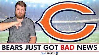 The Bears Just Got TERRIBLE News Before NFL Week 6 vs Jaguars [upl. by Einnoc711]