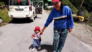 Growing with Chunchula She can walk by her Own👋❣️📍NORTH SIKKIM [upl. by Rabi]