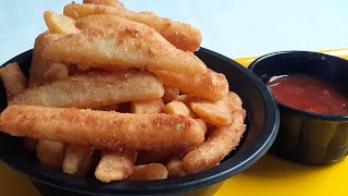 potato French fries recipieeasy and quick yummy recipie at home 😋🥰FoodfusionPk [upl. by Adall]