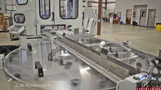 Cap 57 Cap amp Closure Lining Machine  Big Sky Engineering [upl. by Yddeg]