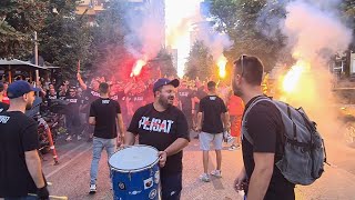 Shqiperi 20 Poloni Festa e e tifozave Arena Kombetare [upl. by Sallad296]