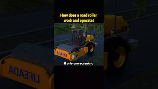 How does a road roller work and operateroadroller principles function youtube foryou [upl. by Bundy45]