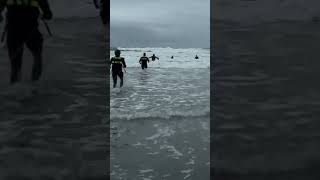 Firefighters trained for Surf Rescue [upl. by Lyrpa]