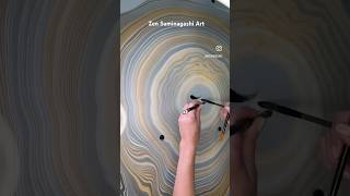 Zen Suminagashi Art painting abstractart art relaxing viral visualart meditation artist zen [upl. by Coray]