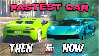 Fastest Car of Every Year in GTA 5 Online 2013  Present [upl. by Odnala]