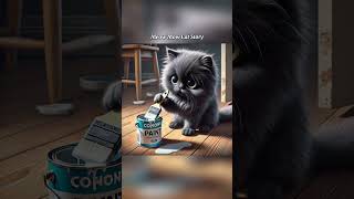 White Cats Bullying Black Cats Collectively The Reason Behind It is Heartbreaking cat ai story [upl. by Ocirederf]