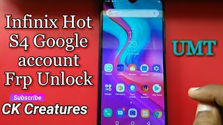 Infinix Hot S4 X626b Google Account Frp Unlock With Umt [upl. by Edik]