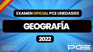 GEOGRAFÍA DE ESPAÑA ⭐️ Examen OFICIAL 2022 Resuelto Selectividad PCE UNEDasiss Sede España [upl. by Nathan]