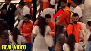 Virat Kohlis heart winning gesture for Rohits wife RITIKA and Jadejas wife RIVABA after the match [upl. by Etterb74]