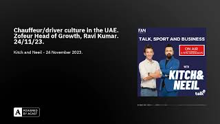 Chauffeurdriver culture in the UAE Zofeur Head of Growth Ravi Kumar 241123 [upl. by Airel]