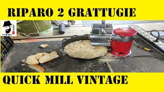 Riparo 2 vecchie grattugie Quick mill x grattare il pane alle galline [upl. by Esten437]