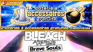 IL ME MANQUE 2 ITEMS  INVOCATION LOTERIE ACCESSOIRES GRATUITE BLEACH BRAVE SOULS [upl. by Corvin]