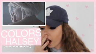 COLORS  HALSEY MUSIC VIDEO REACTION  Sophia Brown [upl. by Inalaeham]