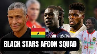 BLACK STARS 55MAN PROVISIONAL AFCON SQUADDEBUT CALLUP FOR LAMPTEY amp OTHERS [upl. by Ahsiened559]