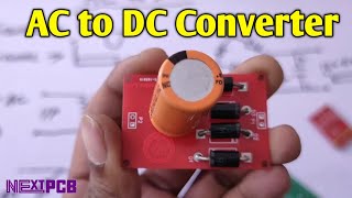 AC to DC converter circuit and PCB [upl. by Tsirhc]