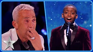 13yearold Malakai Bayohs HEAVENLY voice will move you to tears  SemiFinals  BGT 2023 [upl. by Fielding138]