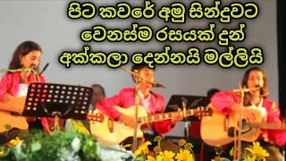 පිට කවරේ අමු සින්දුවට වෙනස්ම රසයක් දුන් එකම පවුලේ අක්කලා දෙන්නයි මල්ලියි  Sanjeew lonliyes Alpha [upl. by Hyman497]