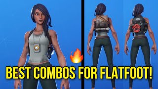 NEW FORTNITE FLATFOOT SKIN BEST COMBOS FOR FLATFOOT BEFORE YOU BUY [upl. by Inalel700]