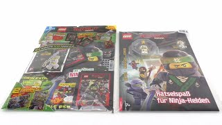 LEGO Ninjago Movie Magazin Nr 1  Rätselspaß für NinjaHelden  Review deutsch [upl. by Johnna]