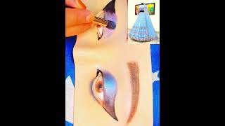 shorts Simple and Easy glitter Smokey Eye Makeup Tutorial  Shilpa [upl. by Veator]