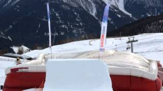 Schwemmalm winter Bagjump Opening day 2016 ski trainingdoublesspins [upl. by Jonny]