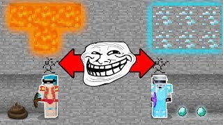 ¿DONDE ESTARA EL DIAMANTITO TROLL 💎😂  ENCUENTRA EL DIAMANTE O PIERDES MINECRAFT [upl. by Ylrad]