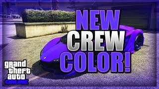 GTA 5 Online Paint Jobs  Best Rare Modded Crew Colors 33 quotIntoxicated Purplequot [upl. by Anitsirt]