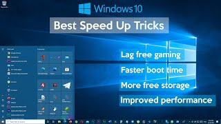 How to Speed Up Your Windows 10 Performance Best Settings Ever [upl. by Pontias17]